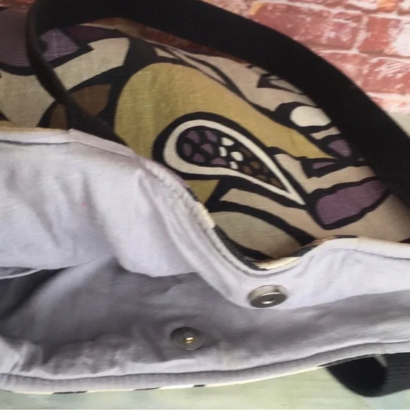 Annika in Chautauqua Handmade Canvas Bird Print Market Tote - Picture 9 of 9
